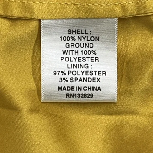 Lovers & Friends Goldenrod Floral Embroidered Mesh Spaghetti Strap Dress Medium - Picture 9 of 10